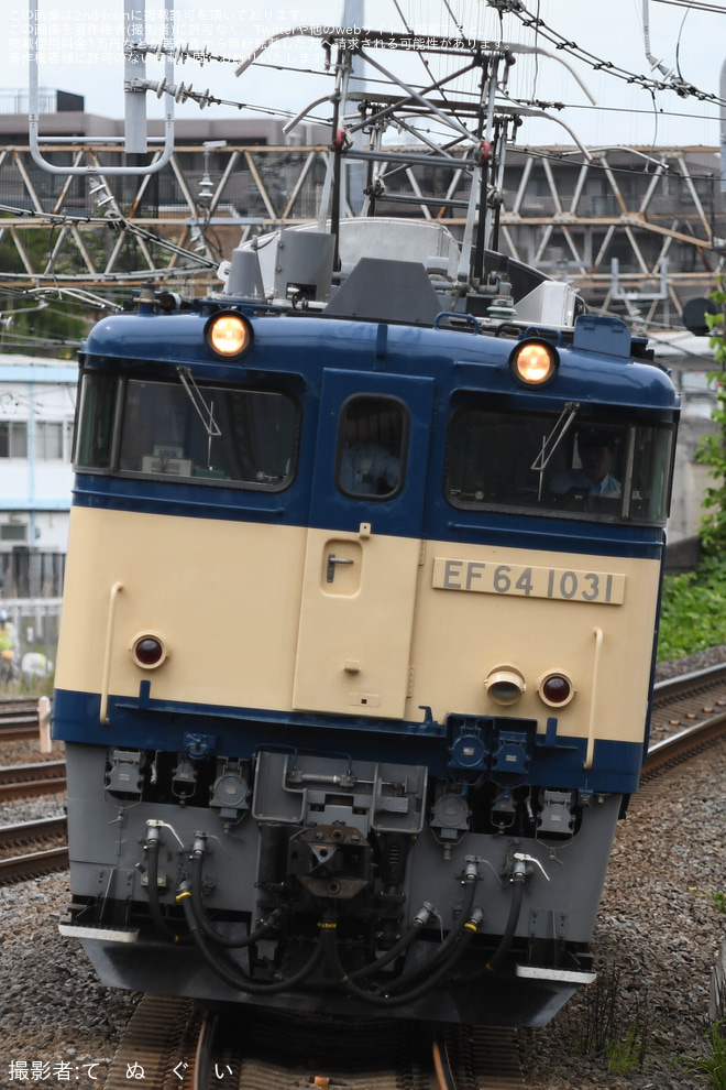 【JR東】EF64-1031が大船へ単機回送を戸塚駅で撮影した写真