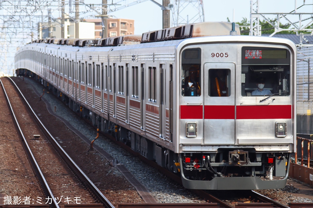 【東武】9000系9105F ATO試運転の拡大写真