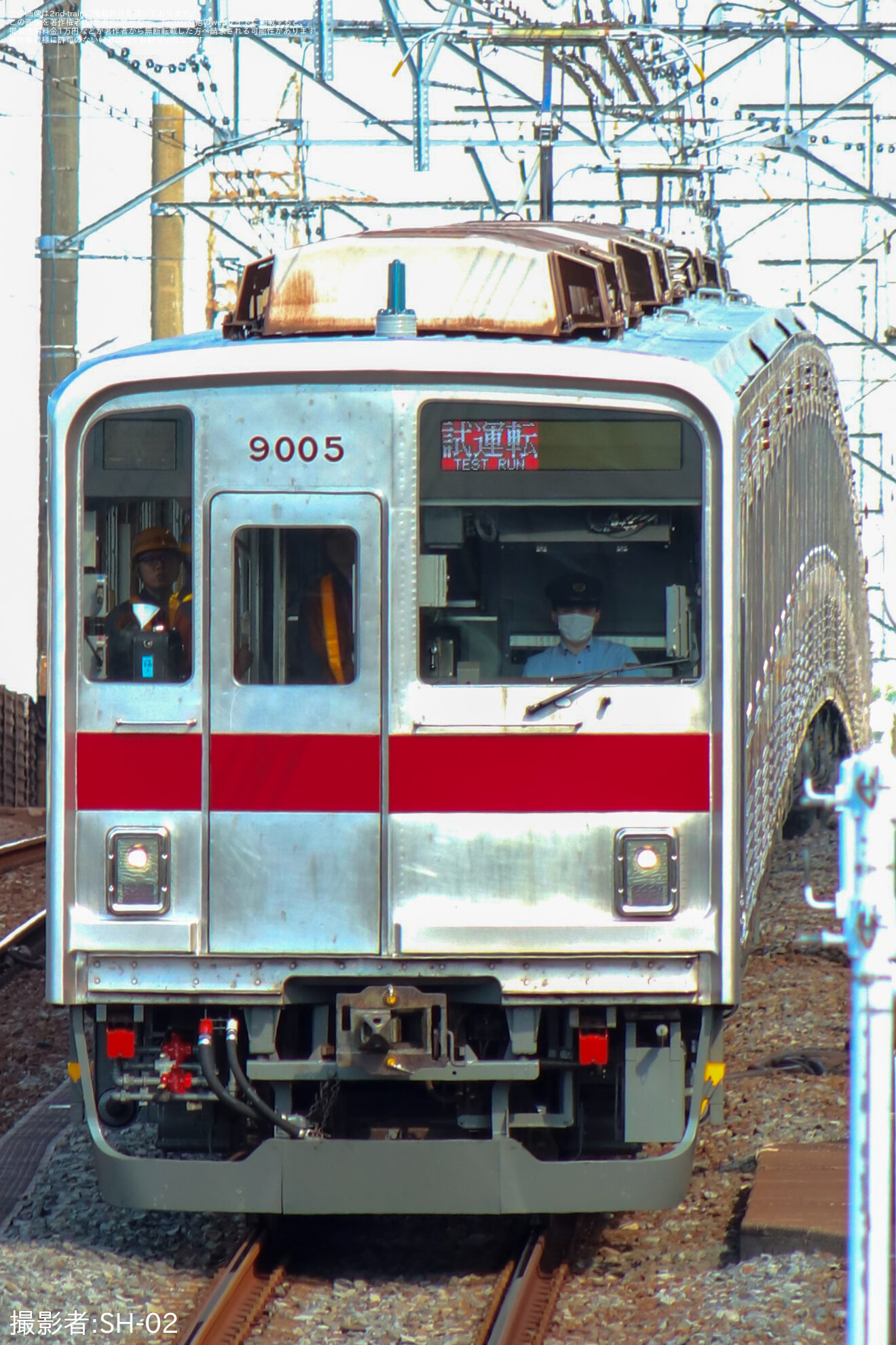 【東武】9000系9105F ATO試運転の拡大写真