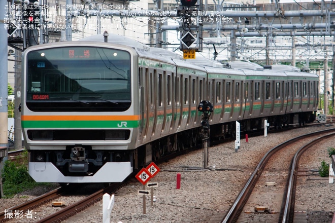 【JR東】E231系U31編成東京総合車両センター出場回送(202406)