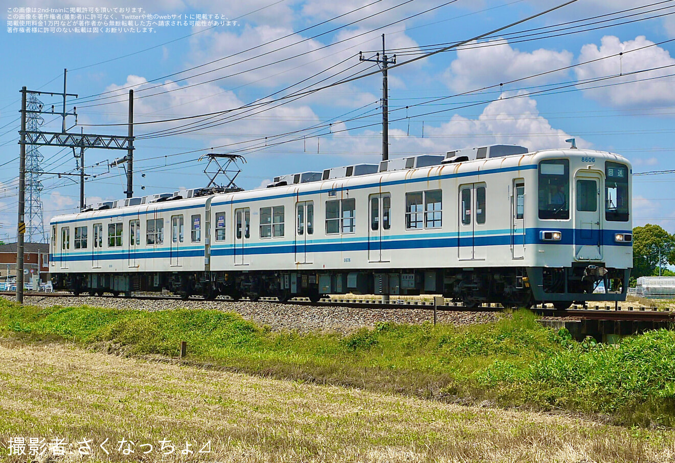 【東武】8000系8506F 廃車回送の拡大写真