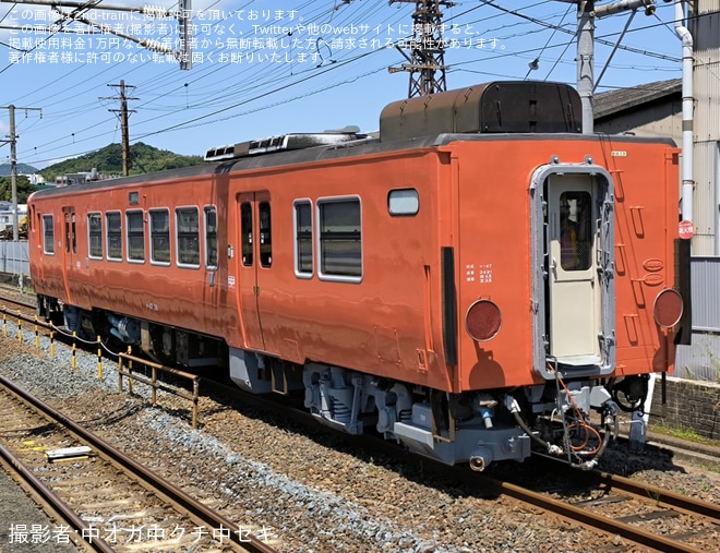 【JR西】キハ47-38下関総合車両所本所出場構内試運転を不明で撮影した写真