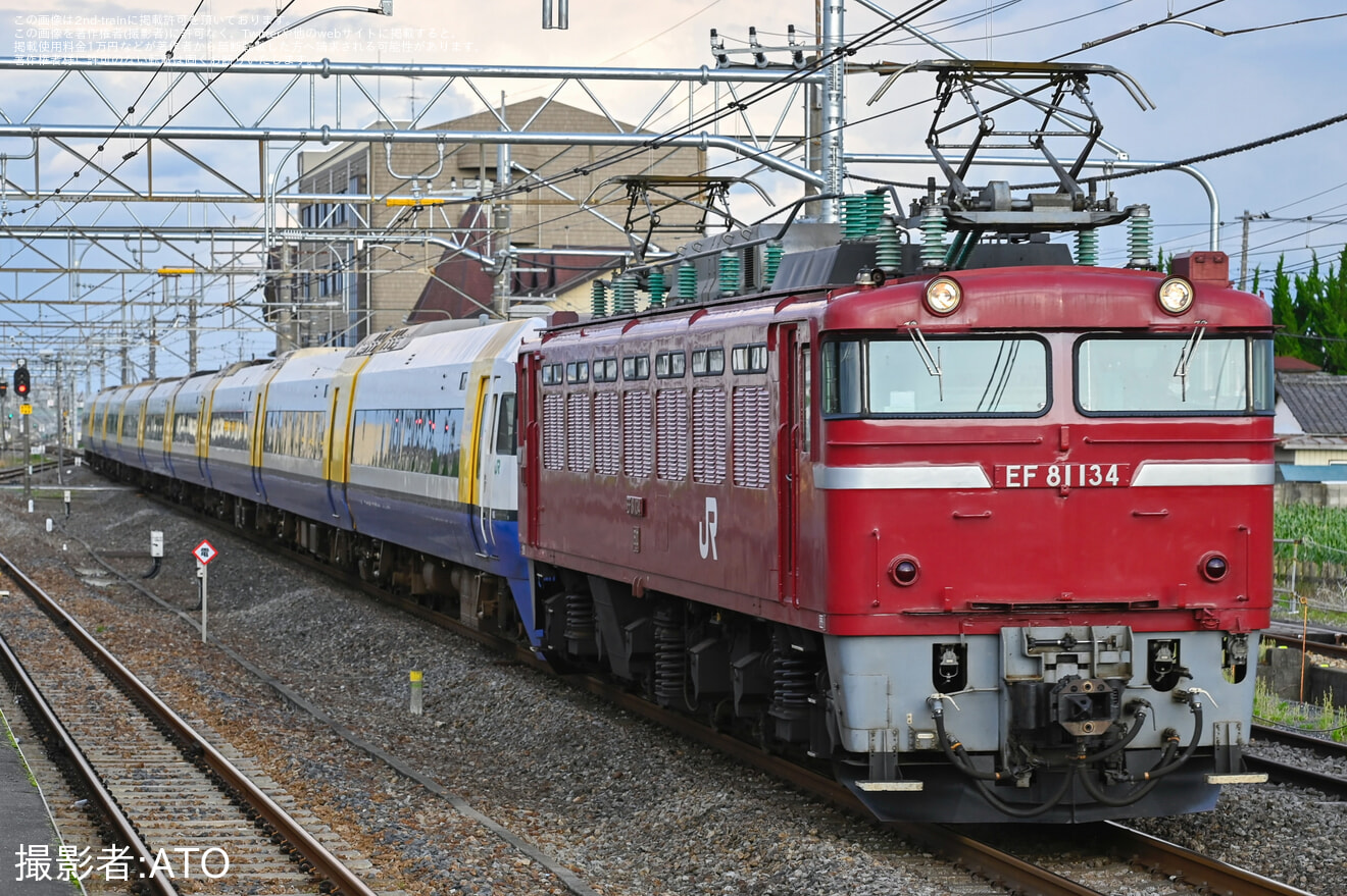 【JR東】255系マリBe-05編成 秋田総合車両センター配給の拡大写真