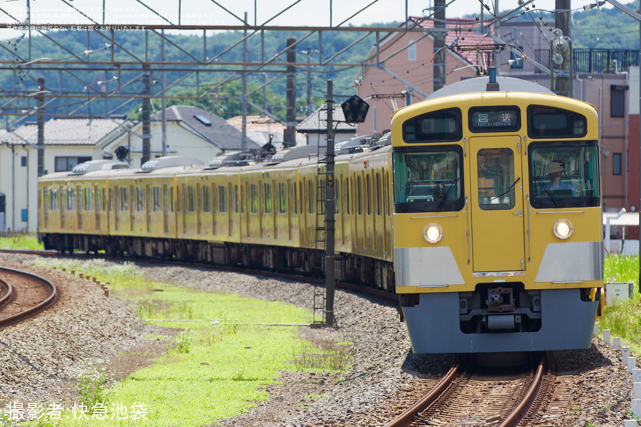 【西武】2000系2089F 武蔵丘車両検修場入場回送の拡大写真