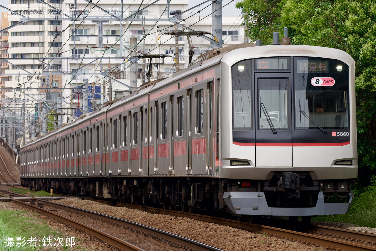 【東急】5000系5160F ATO調整試運転の拡大写真