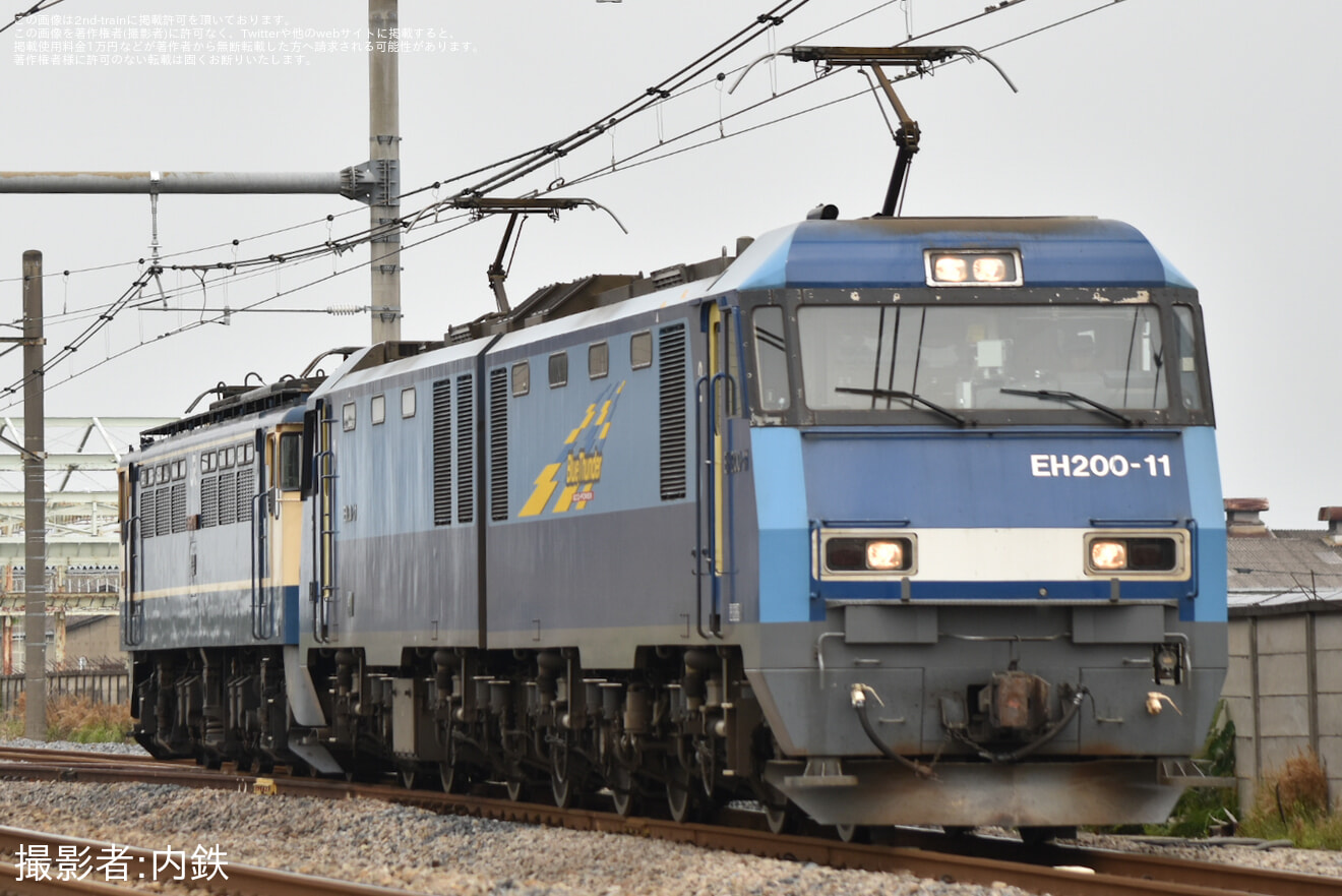 【JR貨】8764レにてEF65-2074無動力回送(20240606)の拡大写真