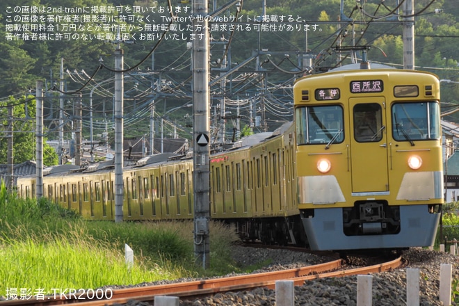 【西武】2000系2047F+2417Fが西武狭山線で運転され、旧2000系が狭山線へ