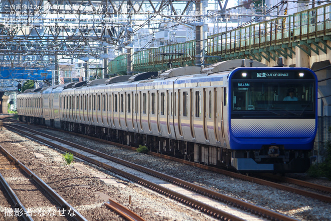 【JR東】E235系クラF-06編成 東京総合車両センター入場