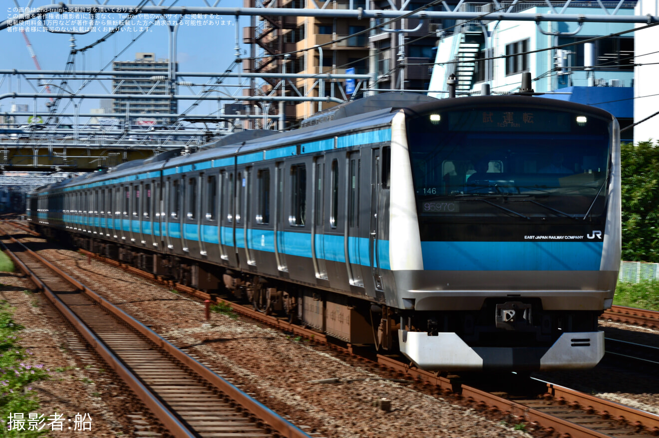 【JR東】E233系を使用した大田運輸区ハンドル訓練が施行の拡大写真