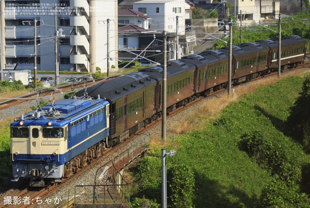 【JR西】35系5両下関総合車両所運用検修センター出場回送の拡大写真