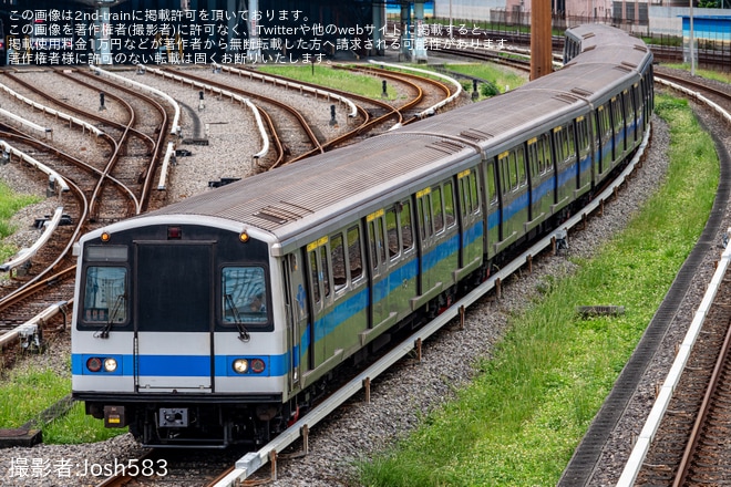 【台北捷運】C341型211/212編成北投構機廠内試運転を不明で撮影した写真