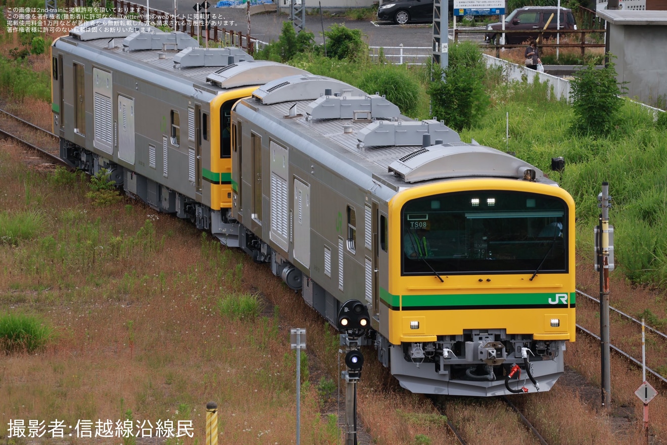 【JR東】GV-E197系TS08編成公式試運転の拡大写真