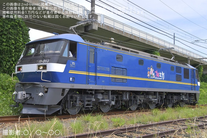 【JR貨】EF210-313が広島車両所出場構内試運転