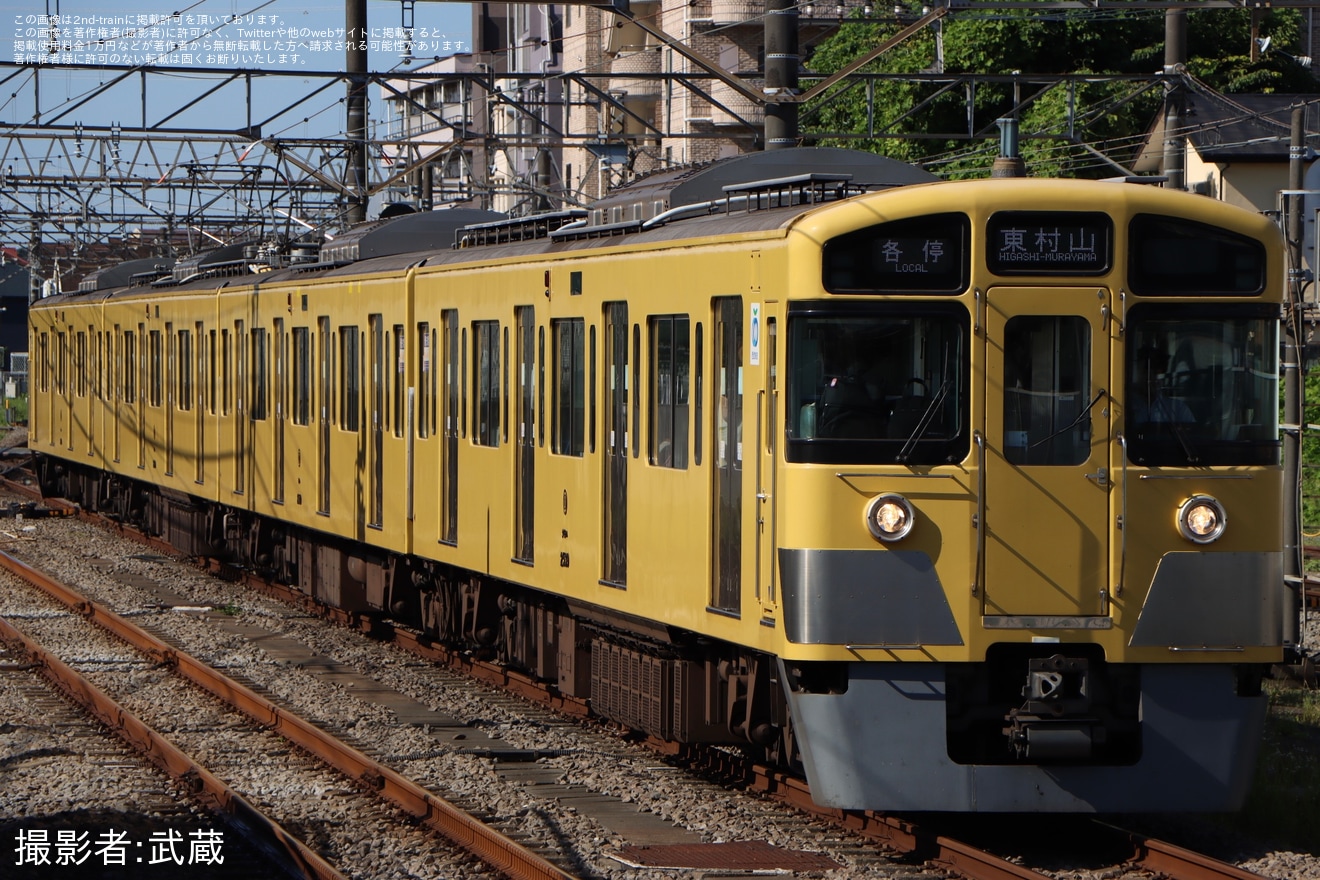 【西武】西武国分寺線にて2000系4連の2539Fが運用の拡大写真