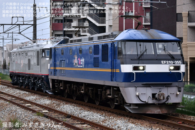 【JR貨】EF510-312甲種輸送を宝殿駅で撮影した写真