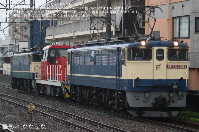 【JR貨】EF65-2086が隅田川から疎開返却を西国分寺駅で撮影した写真