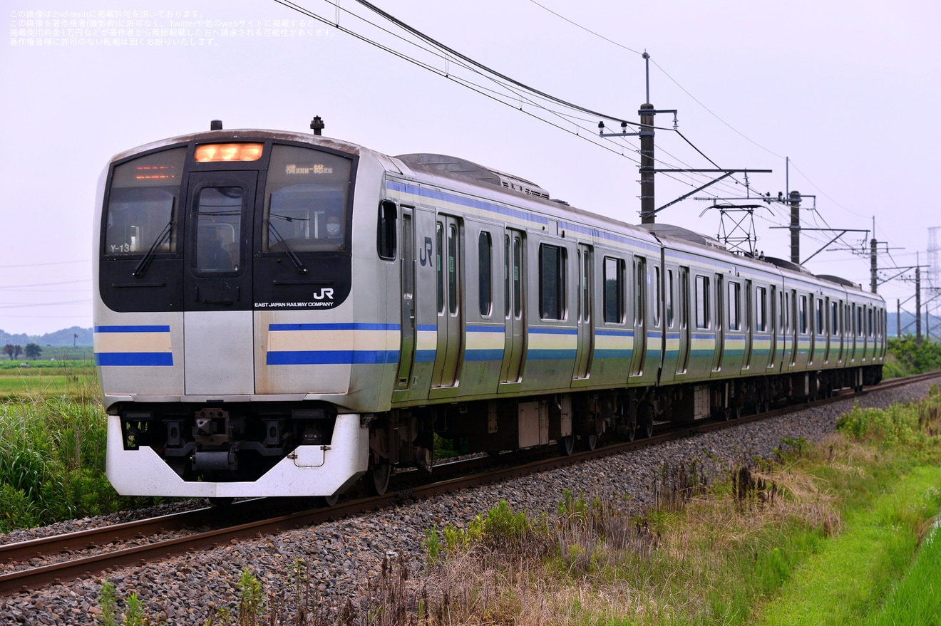 【JR東】E217系の鹿島線運用を代走の拡大写真