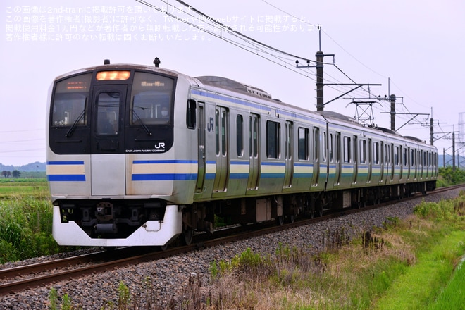 【JR東】E217系の鹿島線運用を代走を不明で撮影した写真