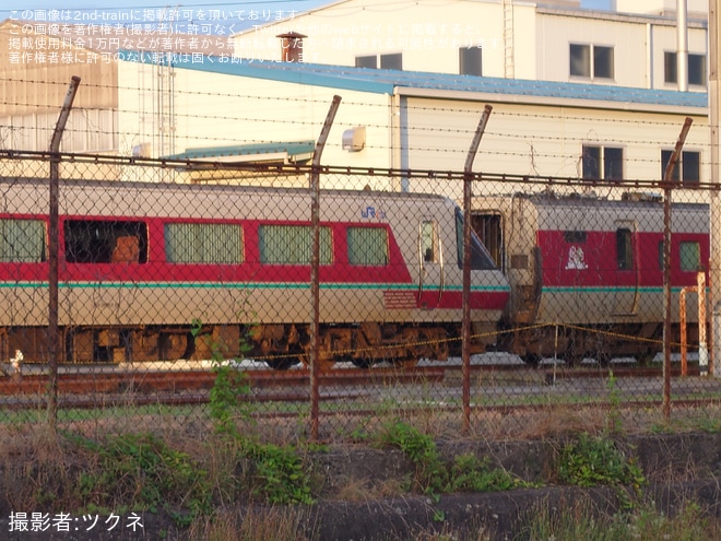【JR西】クハ381-142+モハ380-268後藤総合車両所本所で解体線に