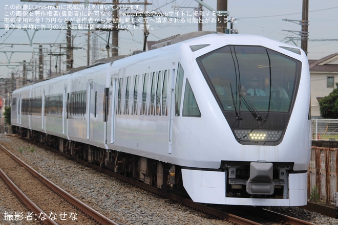 【東武】N100系「スペーシアX」が東武野田線船橋まで入線
