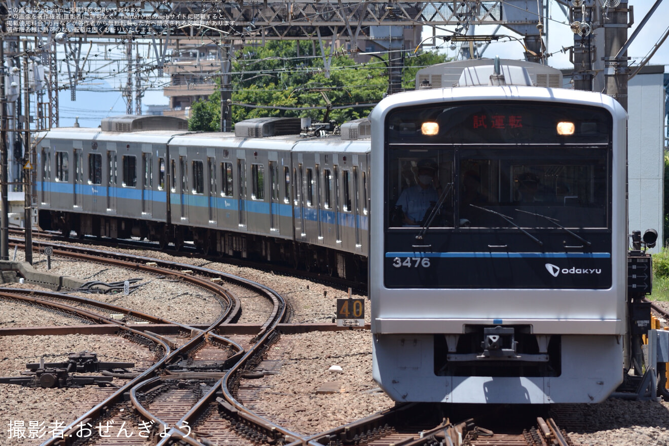 【小田急】3000形3276F(3276×6) 江ノ島線TASC試運転の拡大写真