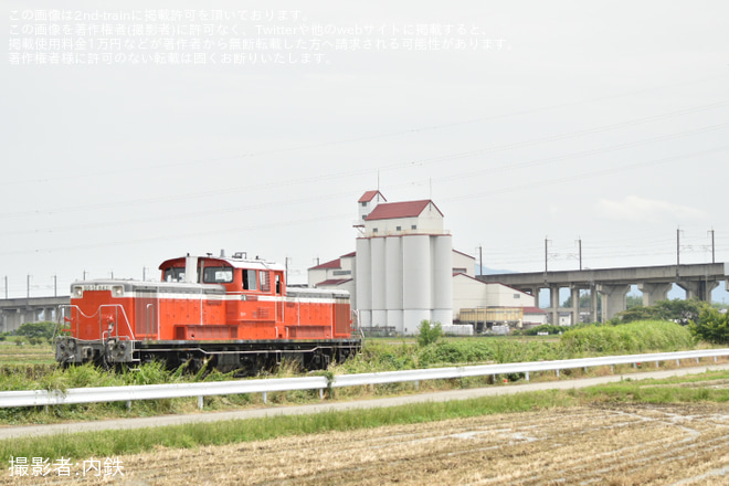 【JR東】八高線DD51-842単機試運転(2024/06/25)を群馬藤岡～北藤岡間で撮影した写真