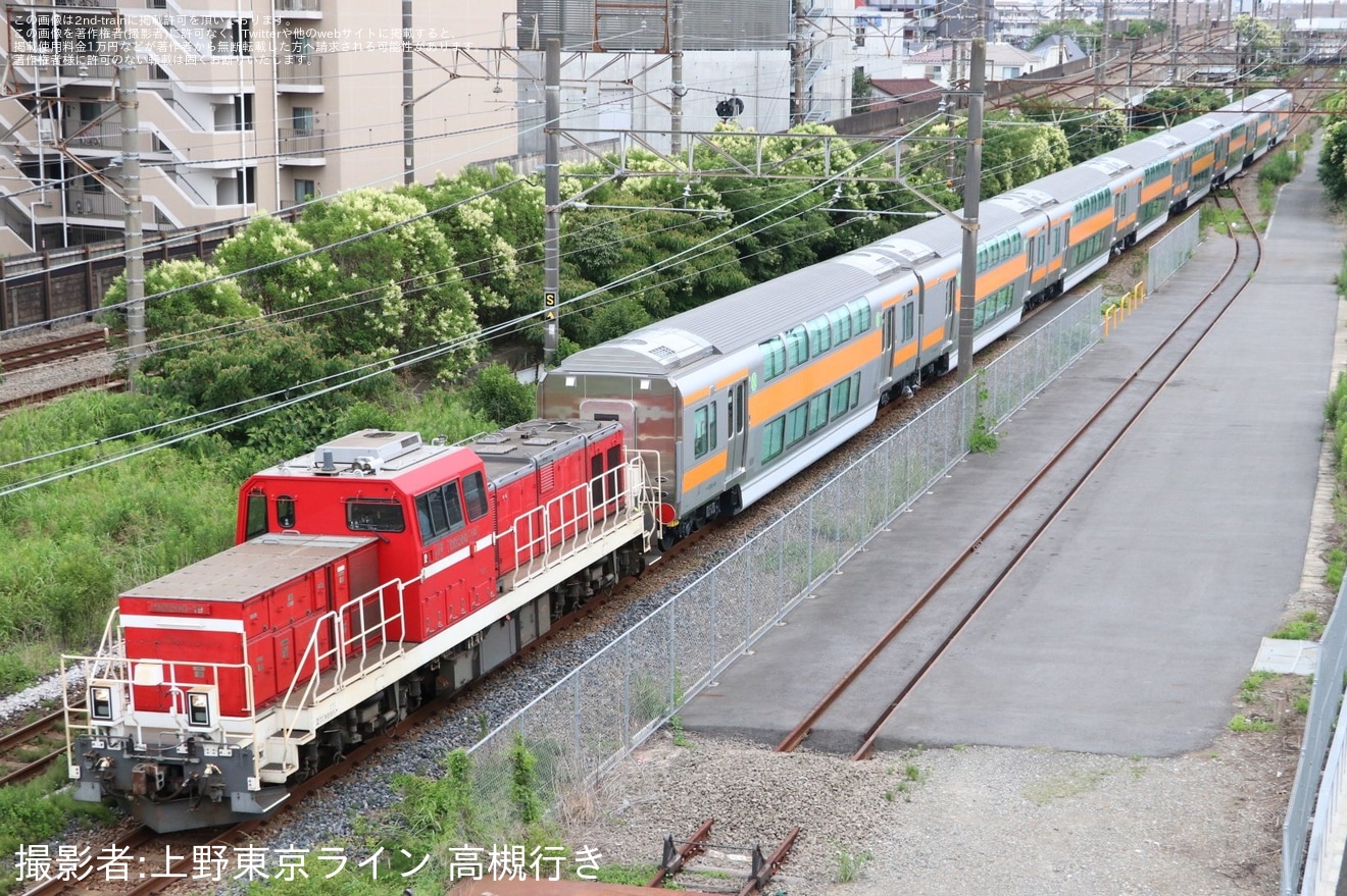 【JR東】サロE233-37〜40、サロE232-37~40がJ-TREC横浜事業所より甲種輸送の拡大写真