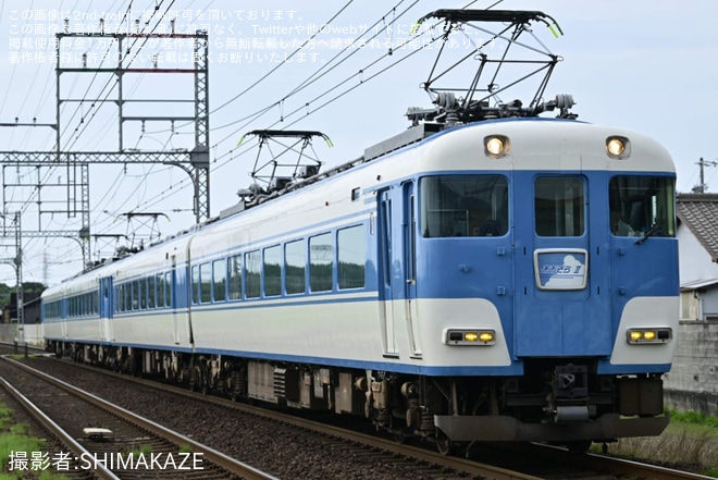 【近鉄】天理教立教187年月次祭に伴う団体臨時列車を小俣～宮町間で撮影した写真