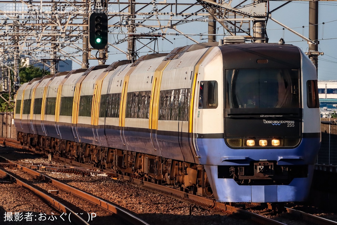 【JR東】特急わかしお号255系による代走運行終了の拡大写真