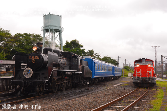 【JR西】京都鉄道博物館「『さよなら12系スチーム号』イベント」で「SL北びわこ号(冬)」ヘッドマークを掲出を京都鉄道博物館で撮影した写真