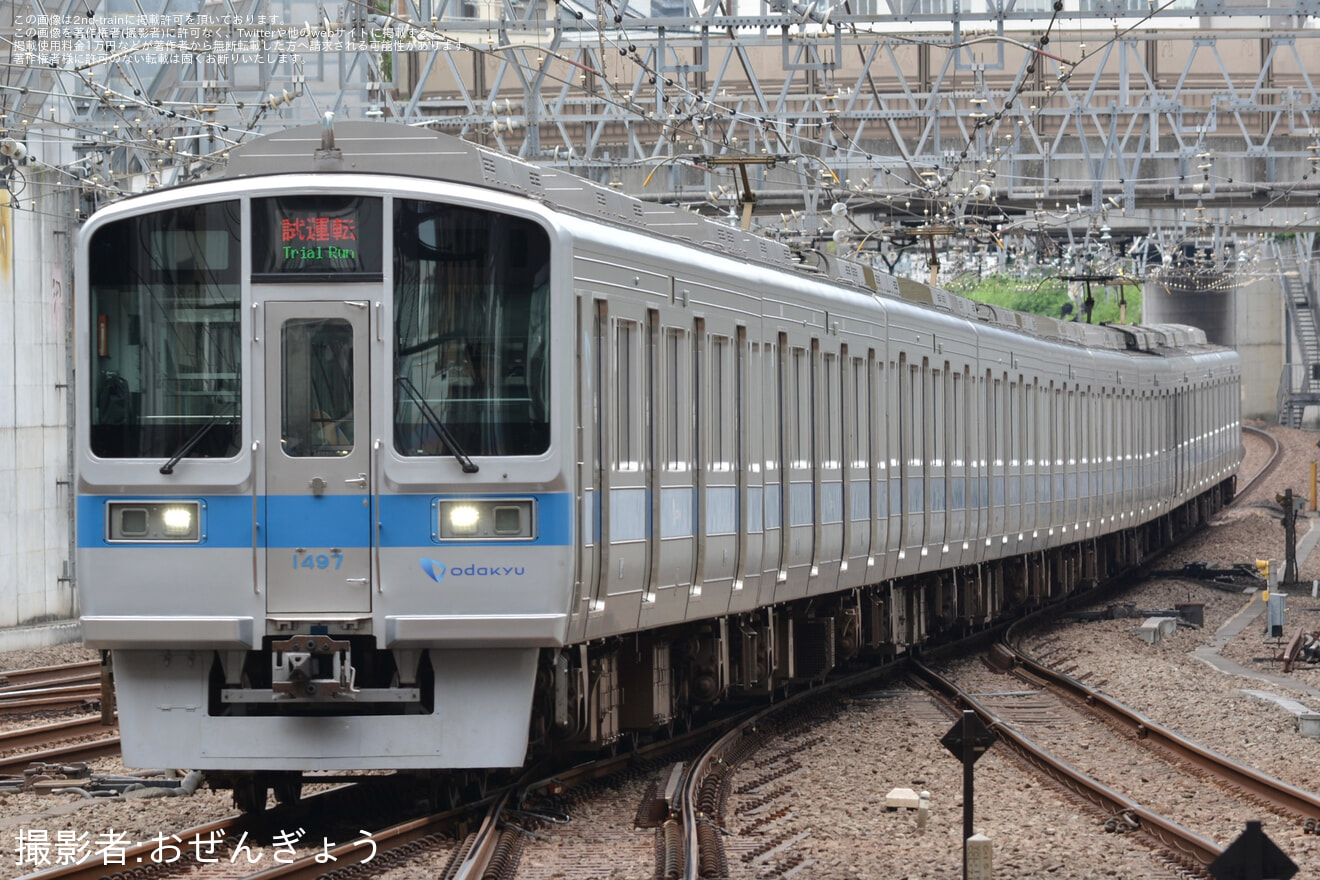 【小田急】1000形1097F(1097×10) 江ノ島線TASC試運転の拡大写真