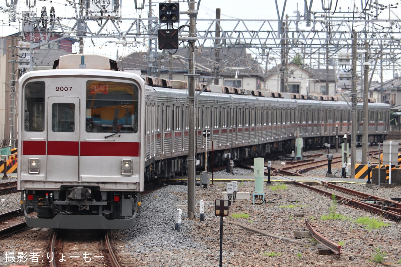 【東武】9000系9107Fを使用したスカイツリーライン・日光線で乗車ツアーが開催の拡大写真