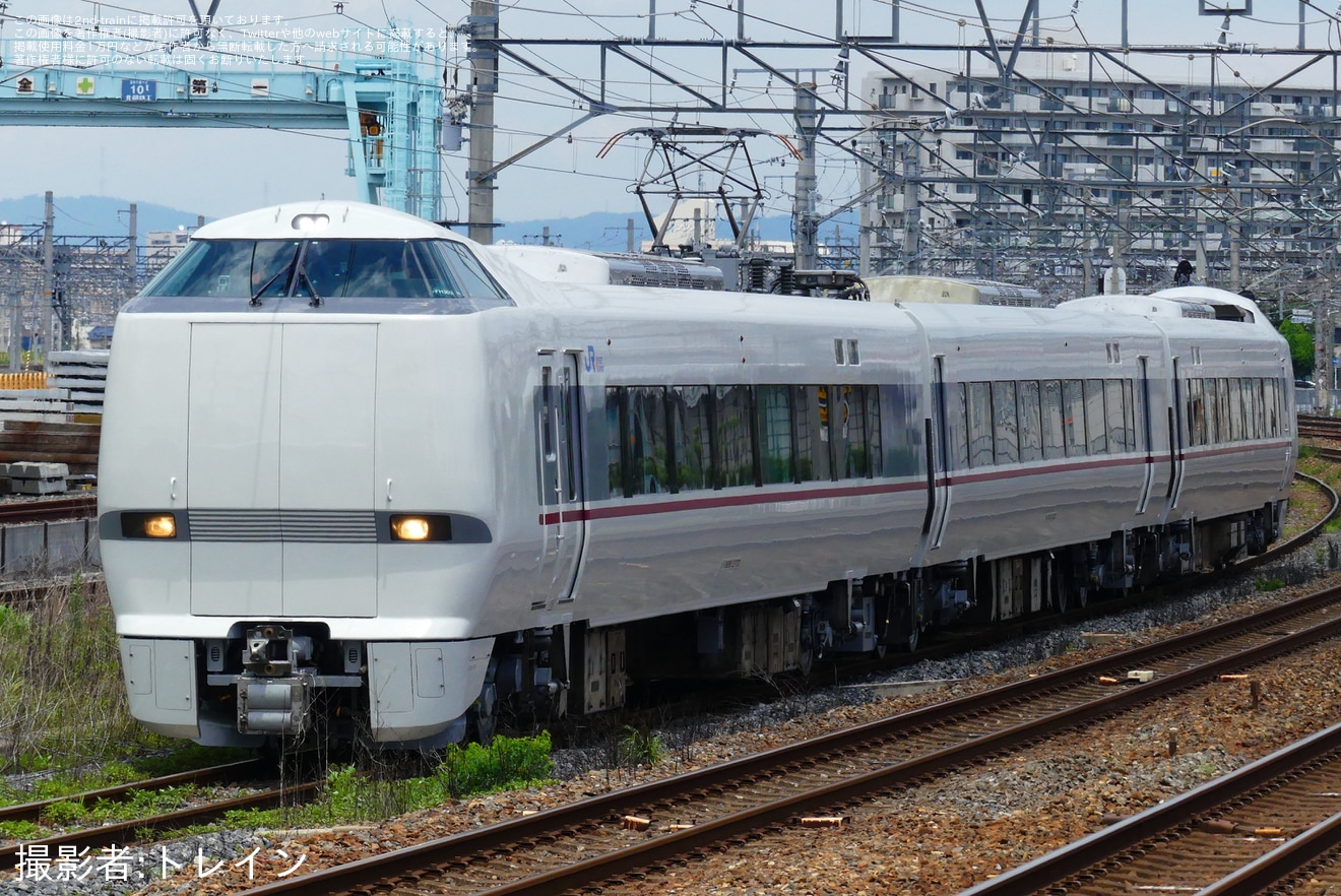 【JR西】289系FH303編成吹田総合車両所本所出場試運転の拡大写真