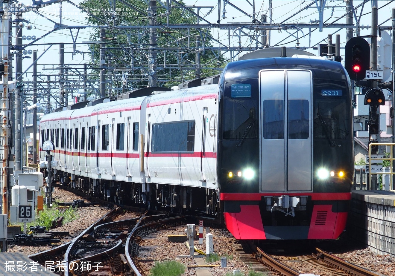 【名鉄】2200系2231F舞木検査場出場試運転(202407)の拡大写真