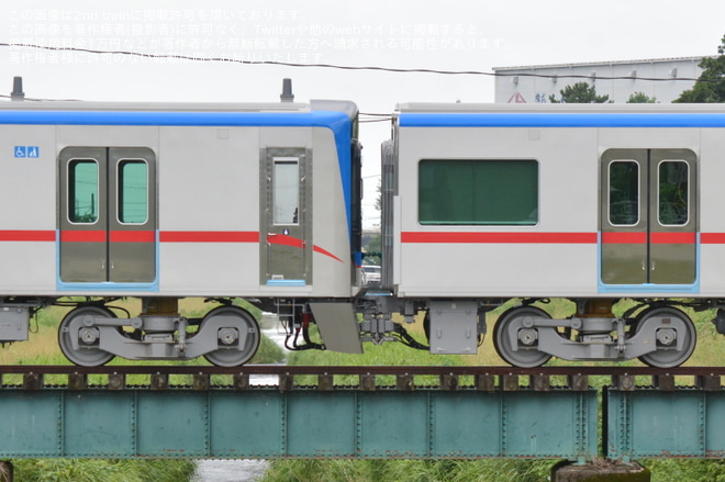 【京成】新型車両3200形6両出場甲種輸送を不明で撮影した写真
