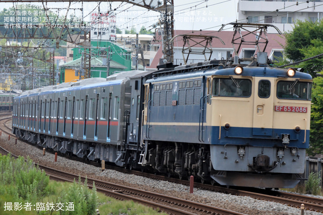 【京成】新型車両3200形6両出場甲種輸送を戸塚駅で撮影した写真