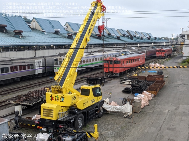 【JR北】キハ40-1727が釧路運輸車両所で解体終了へ