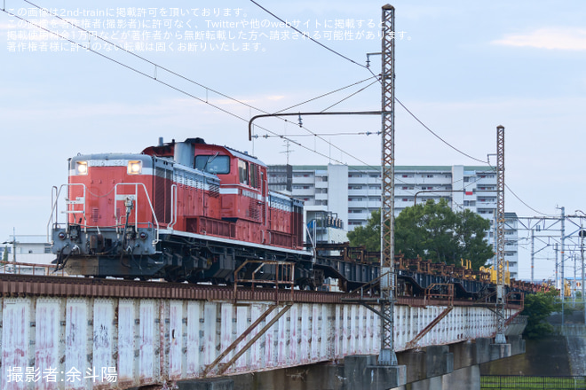 【JR西】DD51-1192牽引 学研都市線工臨を不明で撮影した写真