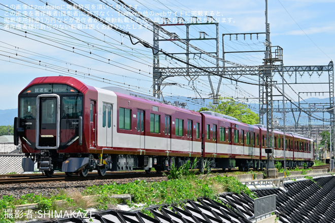 【近鉄】8A系8A01が日中試運転を松塚～高田間で撮影した写真