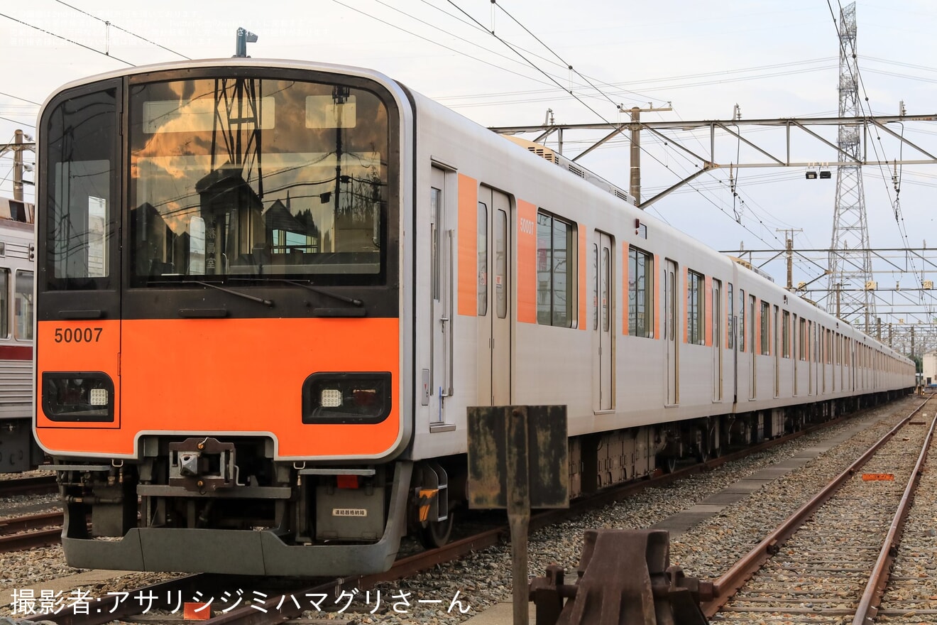 【東武】50000系51007Fの行き先表示器がフルカラーLED化の拡大写真