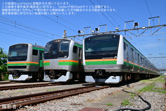 【JR東】「東海道線E217系里帰りイベント湘南色の3車種並べて写真撮影会」開催