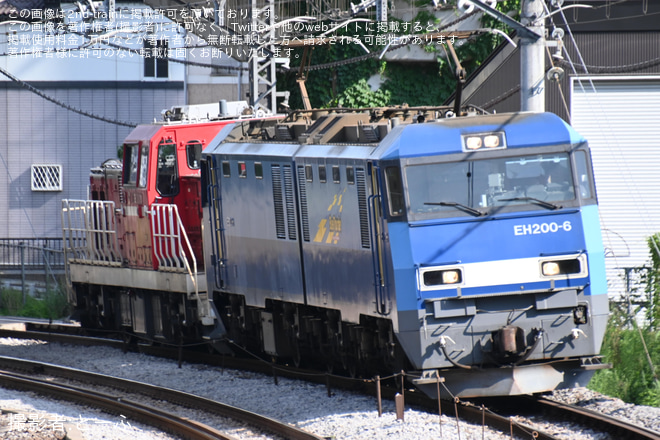 【JR貨】DD200-21が東新潟常駐機交換のため輸送される