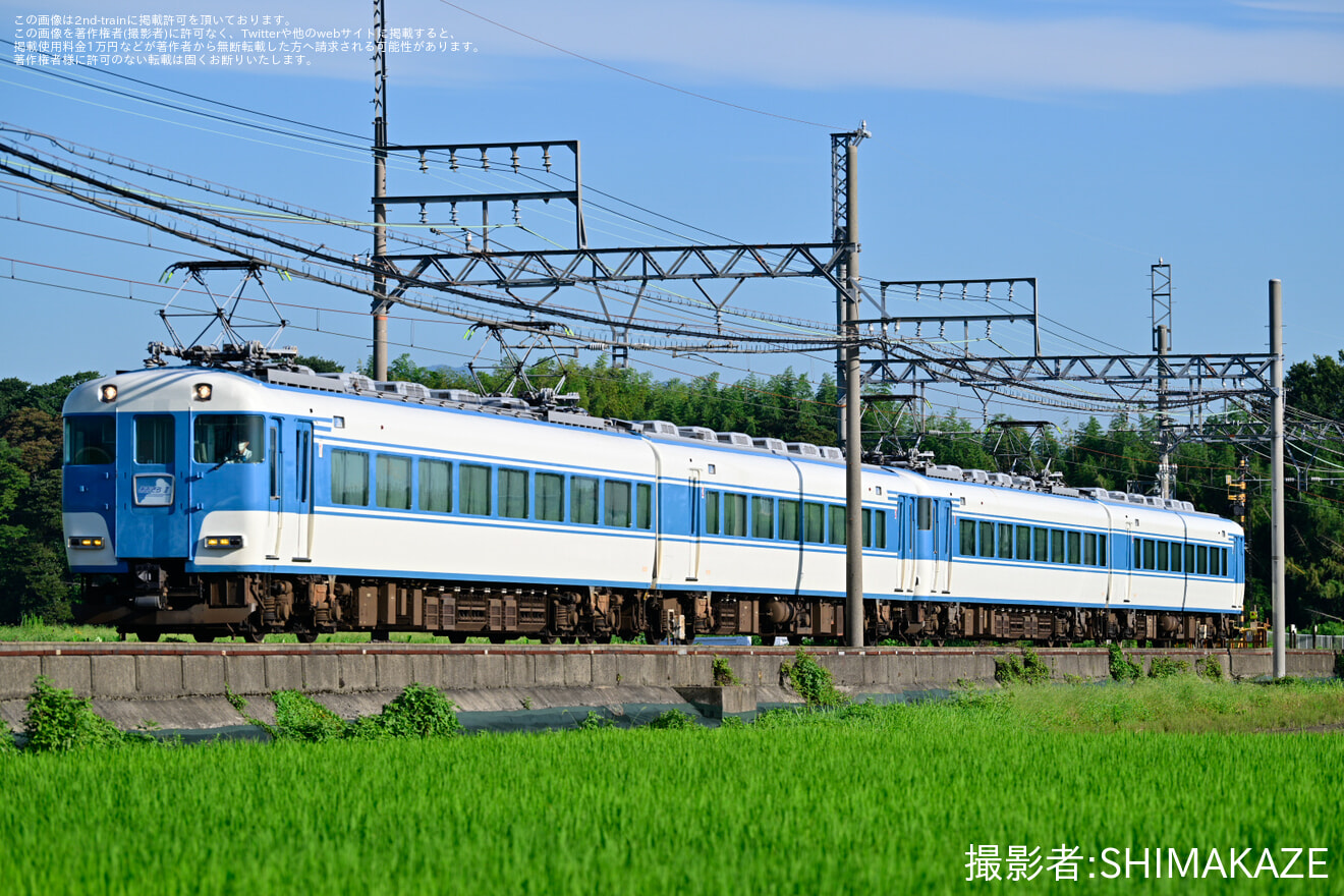 【近鉄】天理教立教187年月次祭に伴う団体臨時列車(202407)の拡大写真