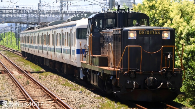 【JR九】415系Fo111編成廃車回送を新宮中央駅で撮影した写真