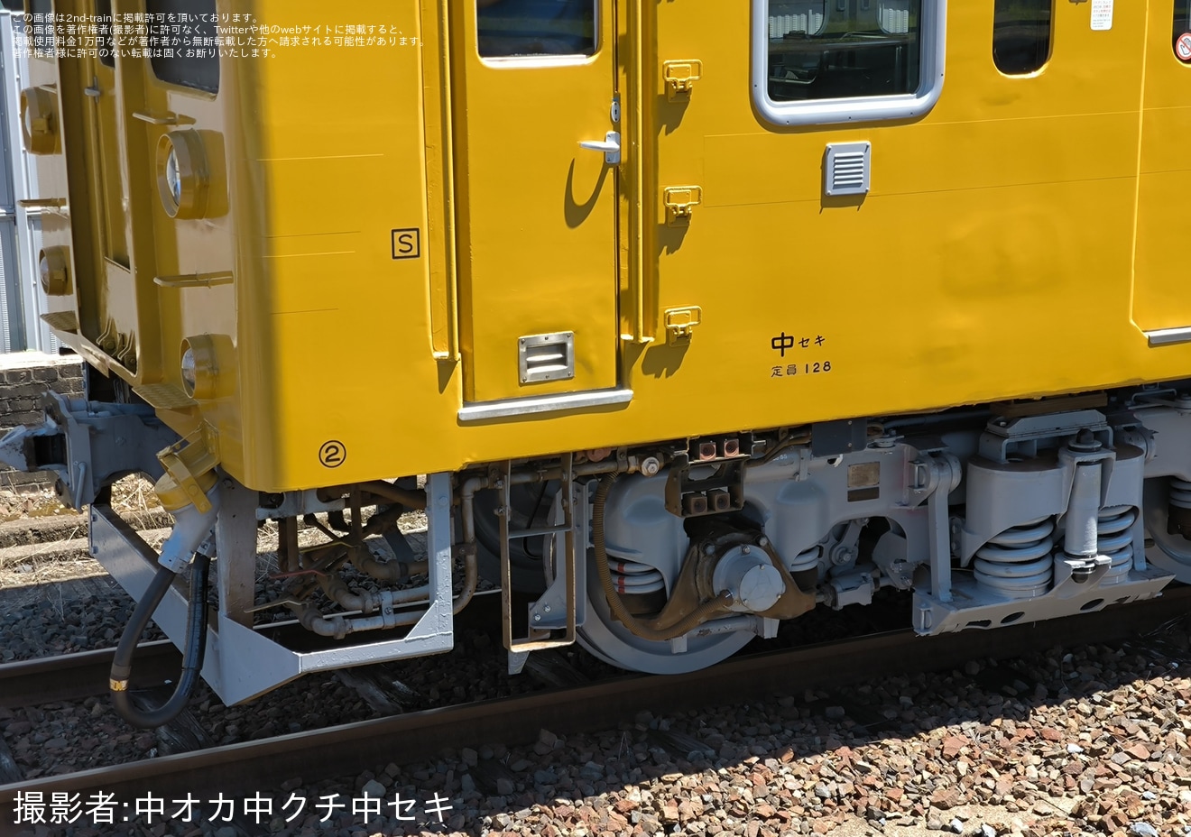 【JR西】105系セキU-02編成下関総合車両所本所構内試運転の拡大写真