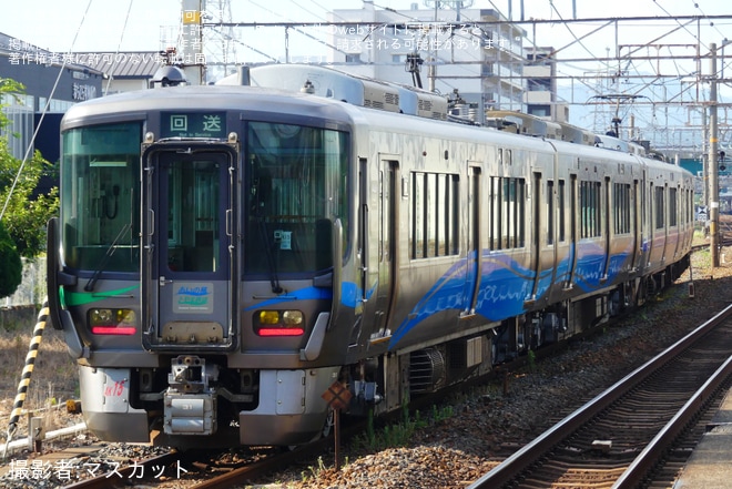 【あい鉄】521系AK15編成吹田総合車両所本所出場回送