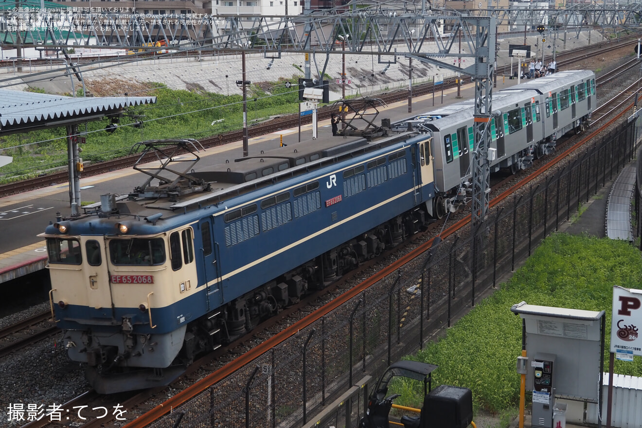 【横市交】10000形10151Fの中間車甲種輸送の拡大写真