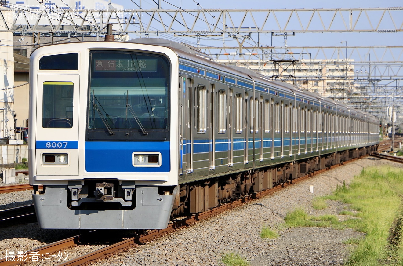 【西武】6000系6107Fが西武新宿線系統での運用を開始の拡大写真