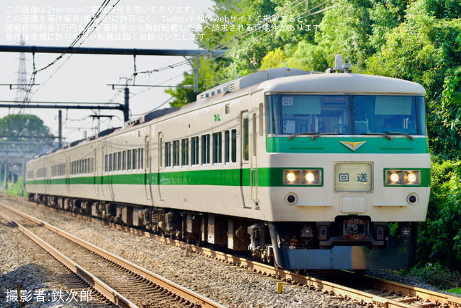 【JR東】185系オオC1編成使用 団体臨時列車運転