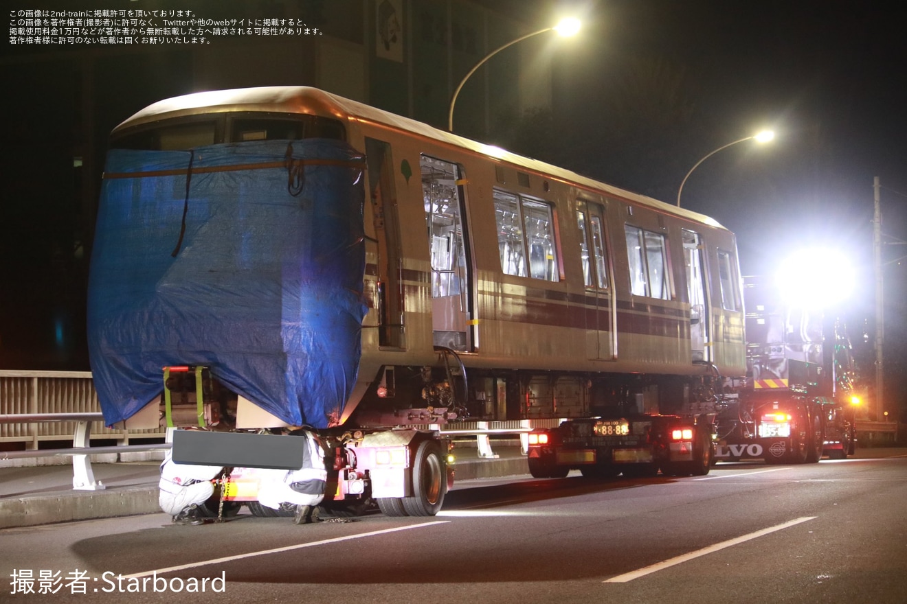 【都営】12-000形12-181F廃車陸送の拡大写真